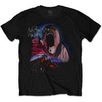 Photo of Pink Floyd - The Wall Scream & Hammers Mens Black T-Shirt