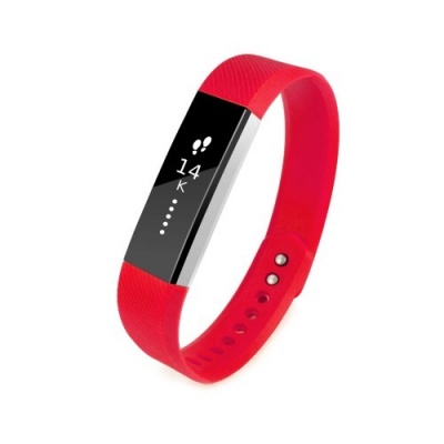 Photo of Tuff Luv Tuff-Luv Silicone Strap Wristband and Clasp for Fitbit Alta - Red