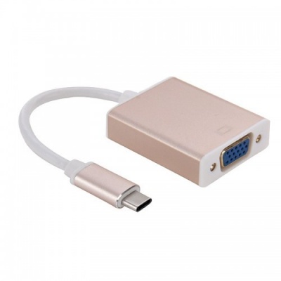 Photo of Tuff Luv Tuff-Luv USB 3.1 Type-C to VGA Multi-Display Adapter Cable - Rose Gold