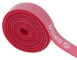 Photo of Orico 1m Velcro Cable Ties - Red