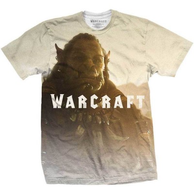 Photo of World of Warcraft Men's Tee: Durotan Fade with Sublimation Printing