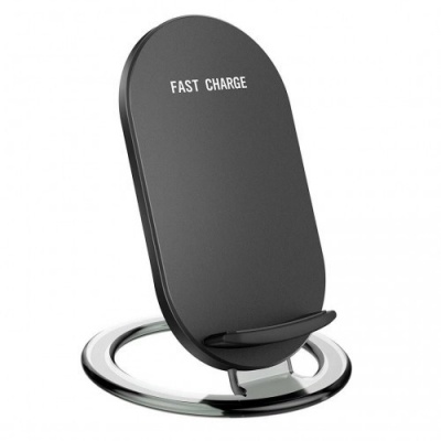 Photo of Tuff Luv Tuff-Luv Wireless Qi Turbo 10W Charging Stand for iPhone and Samsung - Black