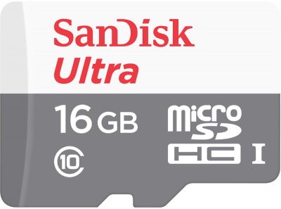 Photo of Sandisk Ultra MicroSDHC 16GB UHS-I Memory Card - Class 10