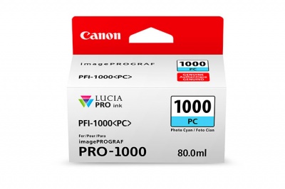 Photo of Canon PFI-1000 pieces - Photo Cyan