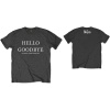 The Beatles - Hello Goodbye Mens Charcoal T-Shirt: Large Photo