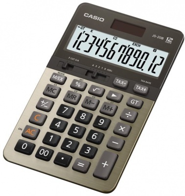 Photo of Casio JS-20B-W-DH Heavy Duty Calculator
