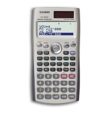 Photo of Casio FC-200V-W High End Calculator
