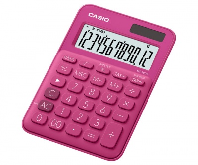Photo of Casio MS-20UC-RD-S-EC Red 12 Digit Desktop Calculator
