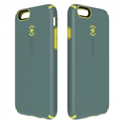 Photo of Speck CandyShell Heritage Case for Apple iPhone 6 and 6s Grey and Yellow