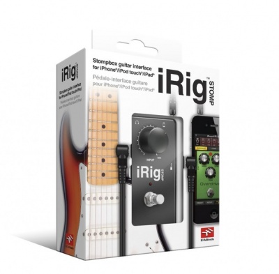 Photo of IK Multimedia iRig Stomp Guitar Stomp Box Pedal for Apple Devices