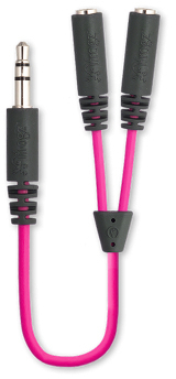 Photo of ifrogz Audio Split 3.5mm Headphone Splitter Cable - Pink