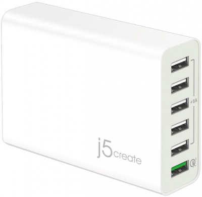 Photo of j5 create 6-Port USB QC3.0 Super Charger - White