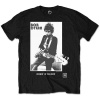 Bob Dylan Blowing In the Wind Mens Black T-Shirt Photo
