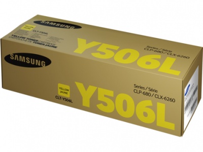 Photo of HP - Samsung CLT-Y506L High Yield Yellow Toner Cartridge