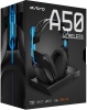 Logitech ASTRO Gaming - A50 3rd Generation Wireless Gaming 7.1 Headset Base Station - Black/Blue Photo