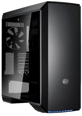 Photo of Cooler Master - MC600P ATX Desktop Chassis Tempered Glass Window - Black