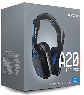 Photo of Logitech ASTRO GAMING - A20 Wireless Headset - Grey/Blue