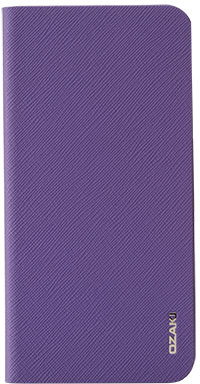 Photo of Ozaki Leather Folio Case for Apple iPhone 6 Plus - Purple