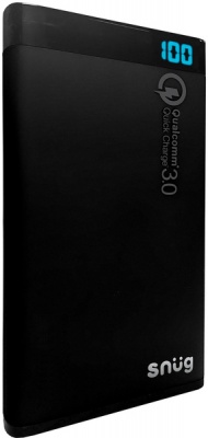 Photo of Snug 8000mah QC 3.0 Power Bank with LCD Display - Black