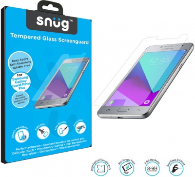 Photo of Snug Tempered Glass Screen Protector for Samsung Galaxy Grand Prime Plus - Clear