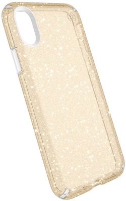 Photo of Speck Presidio Glitter Case for Apple iPhone X - Clear Glitter