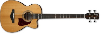 Photo of Ibanez AEB105E-NT AEB Series 4 String Acoustic Eletric Bass Guitar