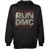 Run DMC Logo Mens Pullover Black Hoodie Photo