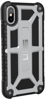 Photo of Urban Armor Gear UAG Monarch Series Case for Apple iPhone X - Platinum