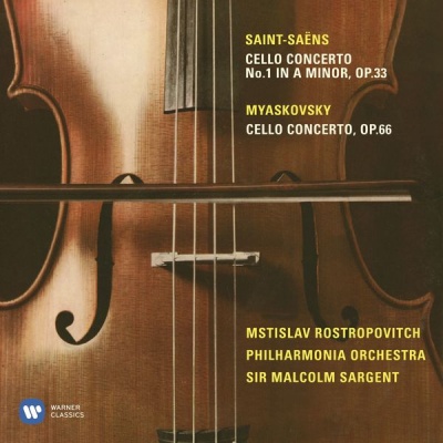 Photo of Warner Classics Miaskovsky / Rostropovich / Sargent / Philharmonia - Cello Concerto / Saint-Saens: Cello Concerto No 1