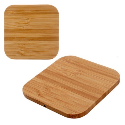 Photo of Tuff Luv Tuff-Luv Eco-Charge Bamboo 1A Wireless Charger - Natural