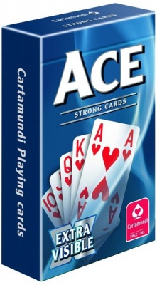 Photo of Cartamundi Ace - Extra Visible Playing Cards - Blue