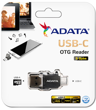 Photo of ADATA - OTG USB 3.0 Type-A/Type-C Card Reader