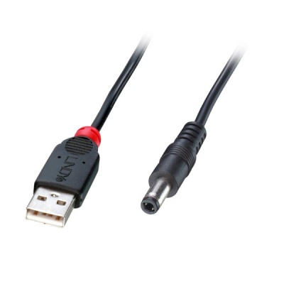 Photo of Lindy 1.5m USB to 5.5/2.1mm DC Adapter