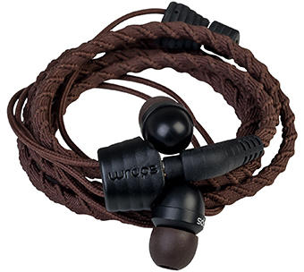 Photo of Wraps Classic Series Clothwrap In-Ear Headphone - Brown