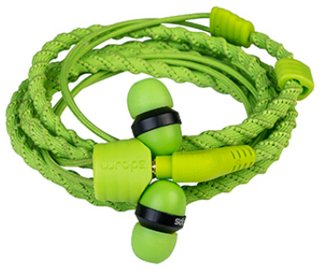Photo of Wraps Classic Series Clothwrap In-Ear Headphone - Green