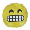 MCP - Grinning Smile Emoji Plush Dog Toy with Squeaker Photo