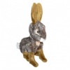 MCP - 20cm Realistic Rabbit Plush Dog Toy with Squeaker Photo