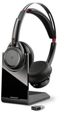 Photo of Plantronics Voyager Focus UC - Stereo Bluetooth Headset With Active Noise Cancelling System Base