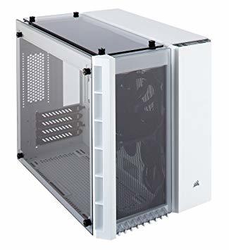 Photo of Corsair - CC-9011136 Crystal Series 280X Tempered Glass Micro ATX RGB Computer Chassis - White