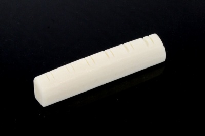 Photo of Allparts 12 String Acoustic Guitar Slotted Bone Nut