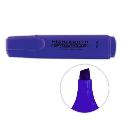 Photo of Collosso - Chisel Tip Highlighter - Purple