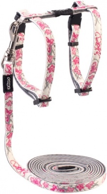 Photo of Rogz - Catz 11mm GlowCat Reflective Glow-in-the-Dark Cat Lead and H-Harness Combination