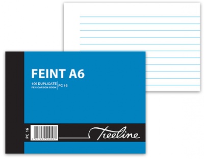 Photo of Treeline - A6L - Duplicate Feint Pen Carbon Book 100's