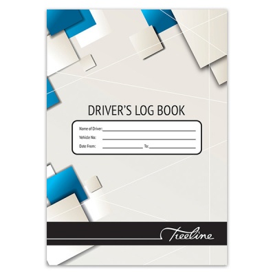 Photo of Treeline - Drivers Log Book A5 Upright Soft Cover 32 pg