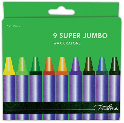Photo of Treeline - Super Jumbo Wax Crayons 9 Piece Set
