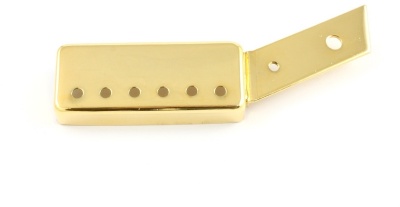 Photo of Allparts Electric Guitar Metal Mini Humbucker Bridge Pickup Cover for Johnny Smith Style Pickups with Bracket