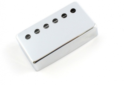 Photo of Allparts Electric Guitar Nickel-Silver 50mm String Spacing Humbucker Pickup Cover Set