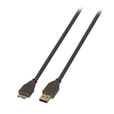 Photo of Lindy 2m USB3 A - Micro-B Cable Anthracite