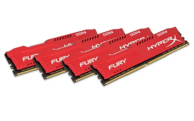 Photo of HyperX Kingston Technology Red 64GB DDR4 2933MHz CL17 1.2V 288pin Memory Module