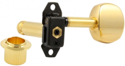 Photo of Gotoh ST31-SB5 Stealth-Key Series Electric Guitar 6"-Line Light Weight Standard Post Machine Heads Set